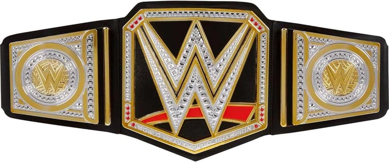 WWE Meisterschaftsgürtel von Mattel, metallisch, Einheitsgröße