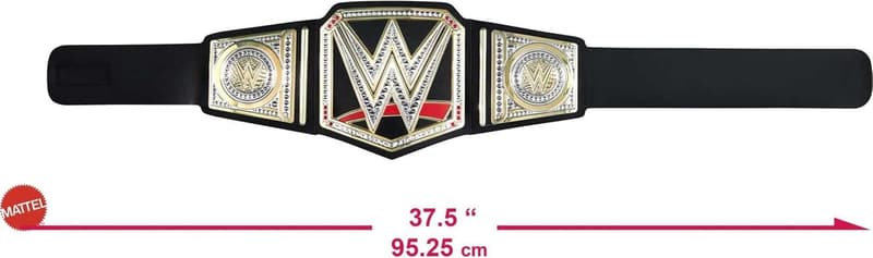 WWE Meisterschaftsgürtel von Mattel, metallisch, Einheitsgröße