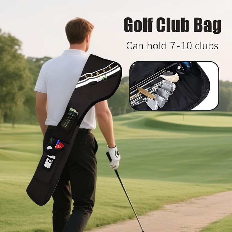 Golf Reisetasche mit verstellbarem Schultergurt und Organiser für alle Spieler