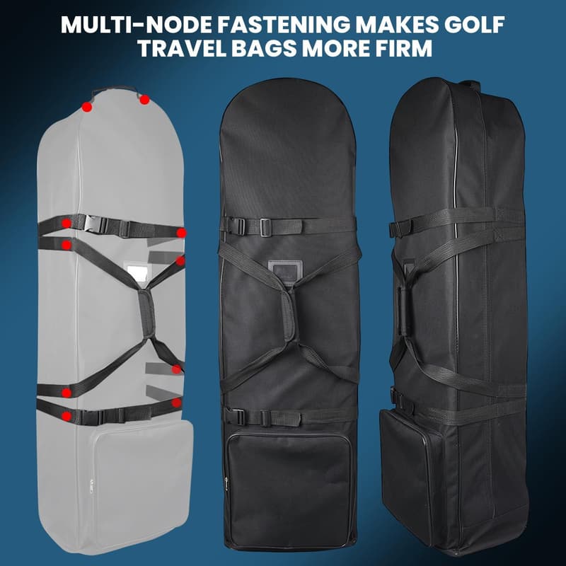 Hochwertige Golf Reisetasche für Reisen – wasserdicht, leicht, 900D Oxford