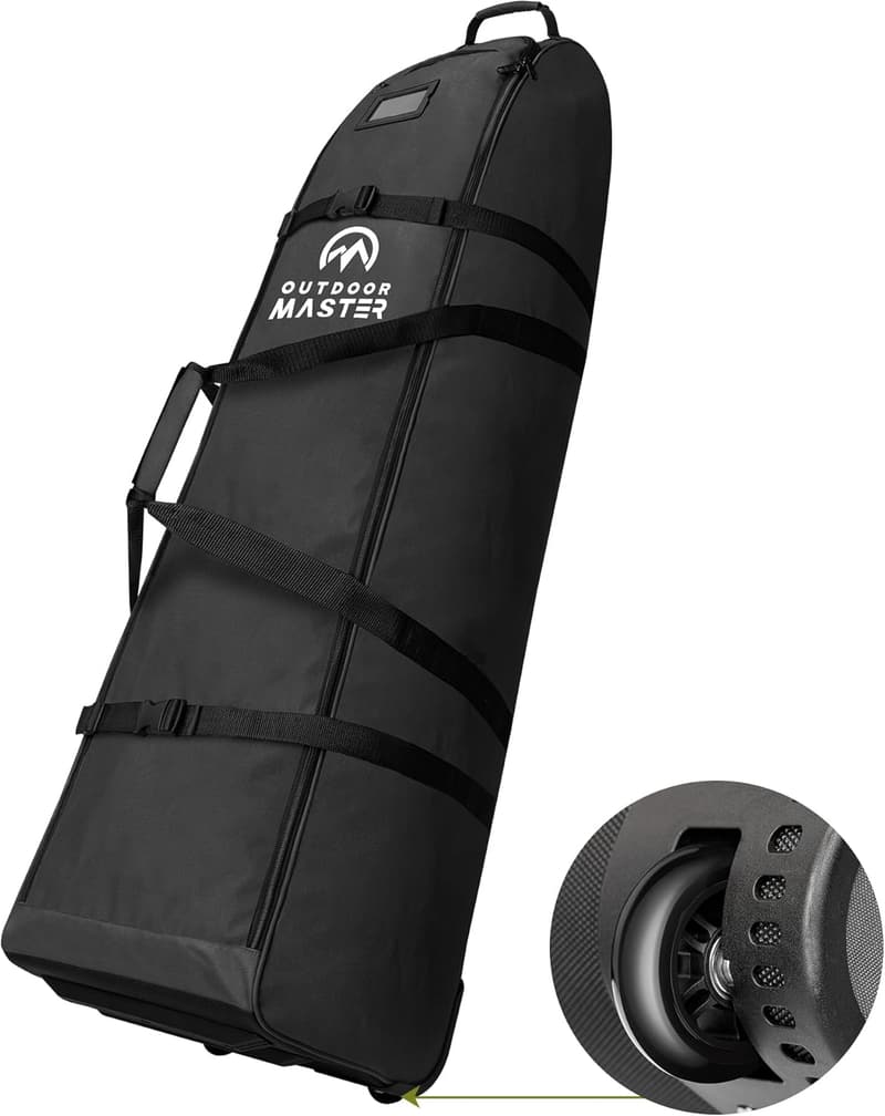 Gepolsterte Golf-Reisetasche aus 900D Oxford-Gewebe, wasserdicht