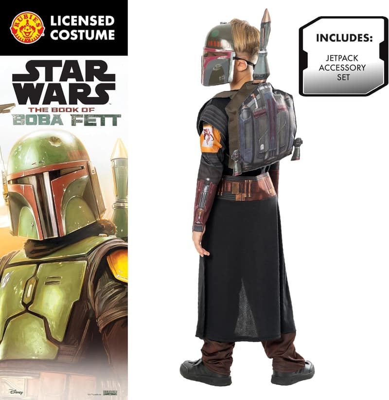 Boba Fett Jetpack Verkleidung für Kinder - Mehrfarbig, Unisex