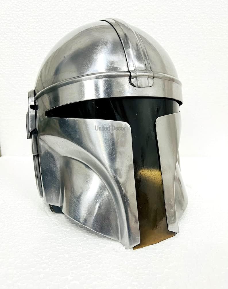 Mittelalterlicher Boba Fett Helm – Handgefertigte Cosplay Vollmaske für Halloween