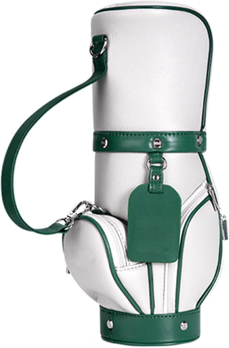 Kleine Golftasche aus PU-Leder für Männer - ideal für Outdoor-Trainings.