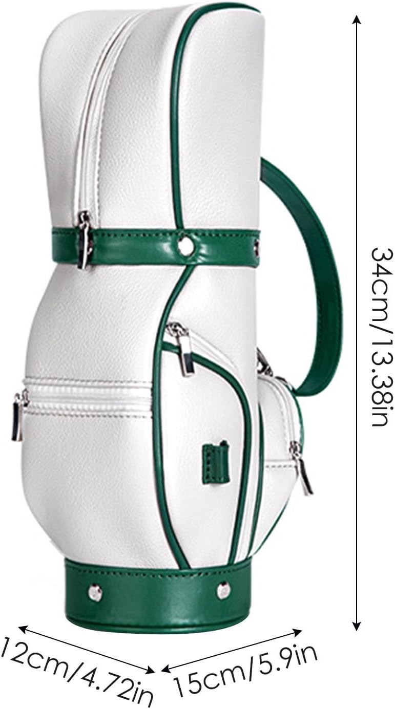 Kleine Golftasche aus PU-Leder für Männer - ideal für Outdoor-Trainings.