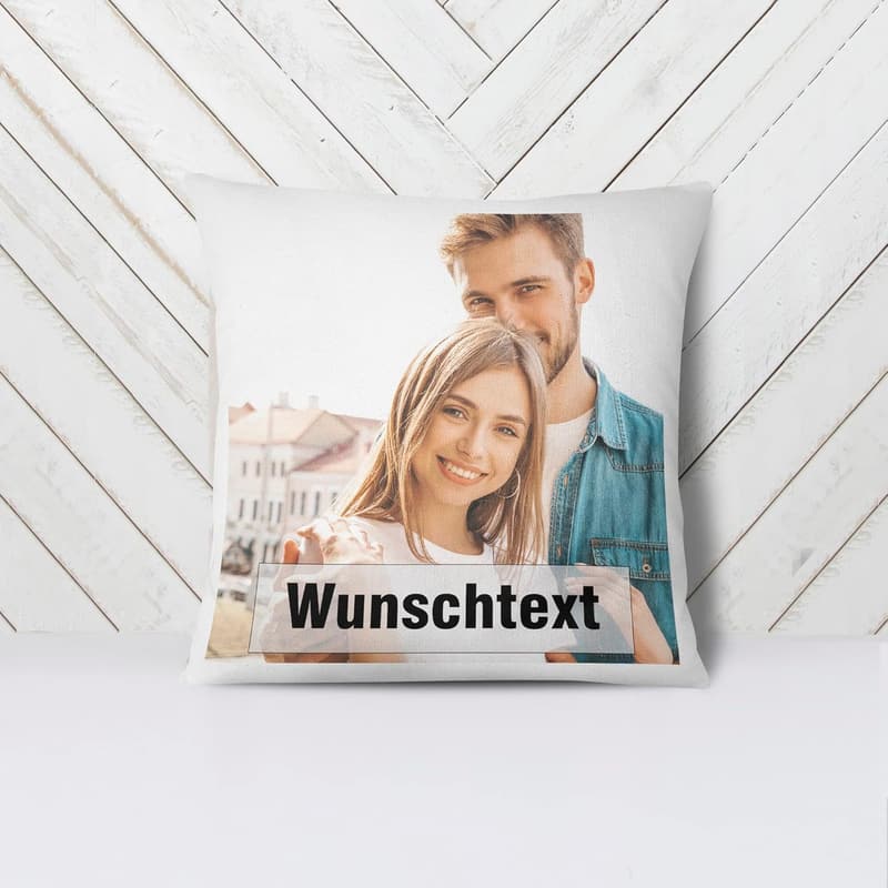 Personalisiertes Foto-Kissen 40x40 cm – Waschbar und individuell gestaltbar