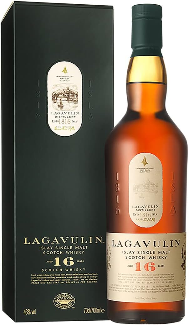 Lagavulin 16 Jahre Islay Single Malt Whisky in Geschenkbox, 700ml