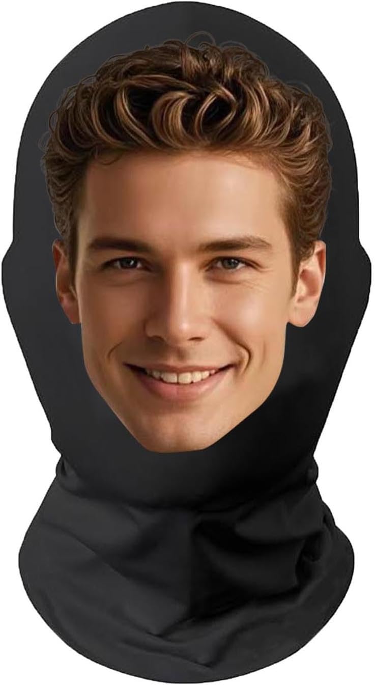 Personalisierte 3D-Gesichtsmaske für Halloween-Cosplay