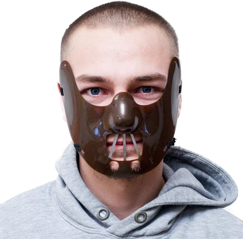 Horror Maske im Hannibal Lecter Stil für Halloween