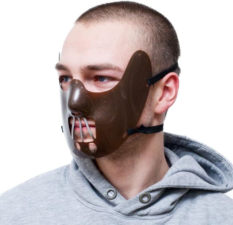 Horror Maske im Hannibal Lecter Stil für Halloween
