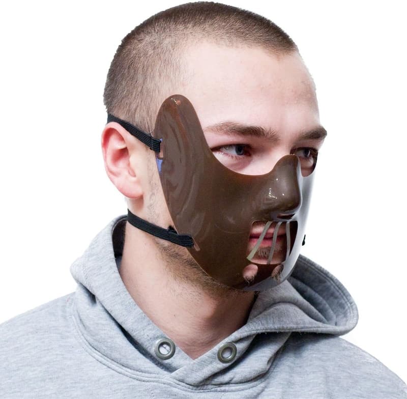 Horror Maske im Hannibal Lecter Stil für Halloween