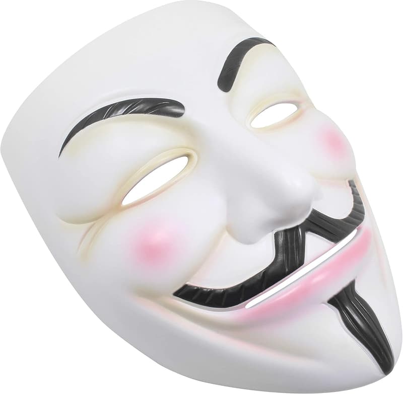 Hacker Maske für Halloween Cosplay und Kostümparty