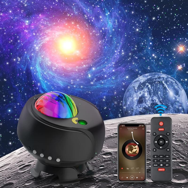 Sternenhimmel Projektor mit Bluetooth für Erwachsene, perfekte Zimmerdeko