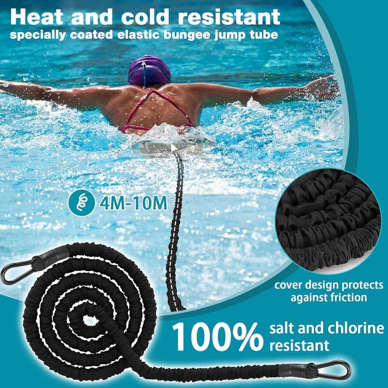 Einstellbarer Schwimmgürtel für Erwachsene – Pool-Schwimmtrainer 4-10M