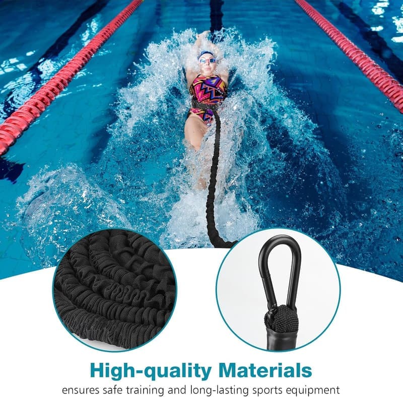 Einstellbarer Schwimmgürtel für Erwachsene – Pool-Schwimmtrainer 4-10M