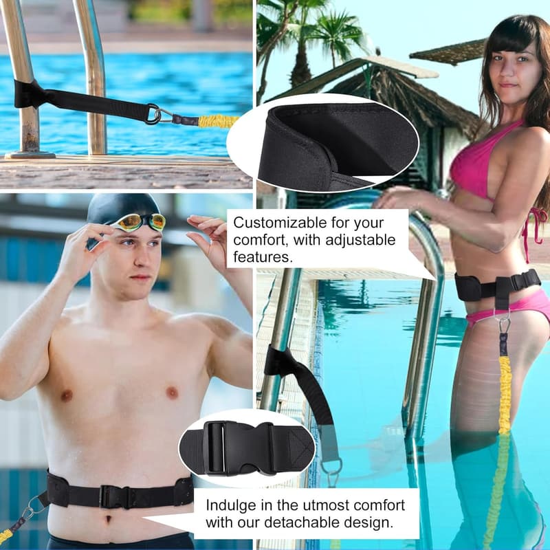 Schwimmhilfe für Erwachsene mit verstellbarem Gürtel und Seil