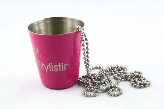 Personalisierbarer Edelstahl-Schnapsbecher mit Namen – JGA Gift (Schwarz)