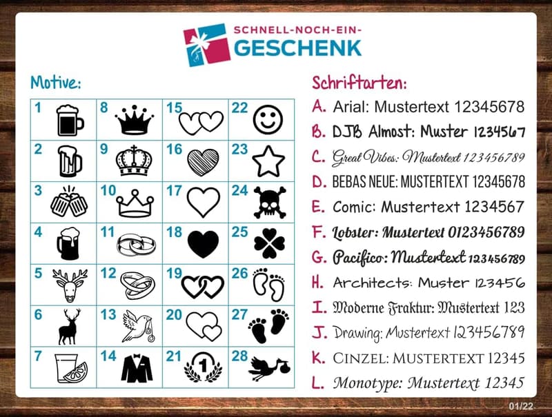 Personalisierte Gravur-Schnapsgläser GALA für besondere Anlässe