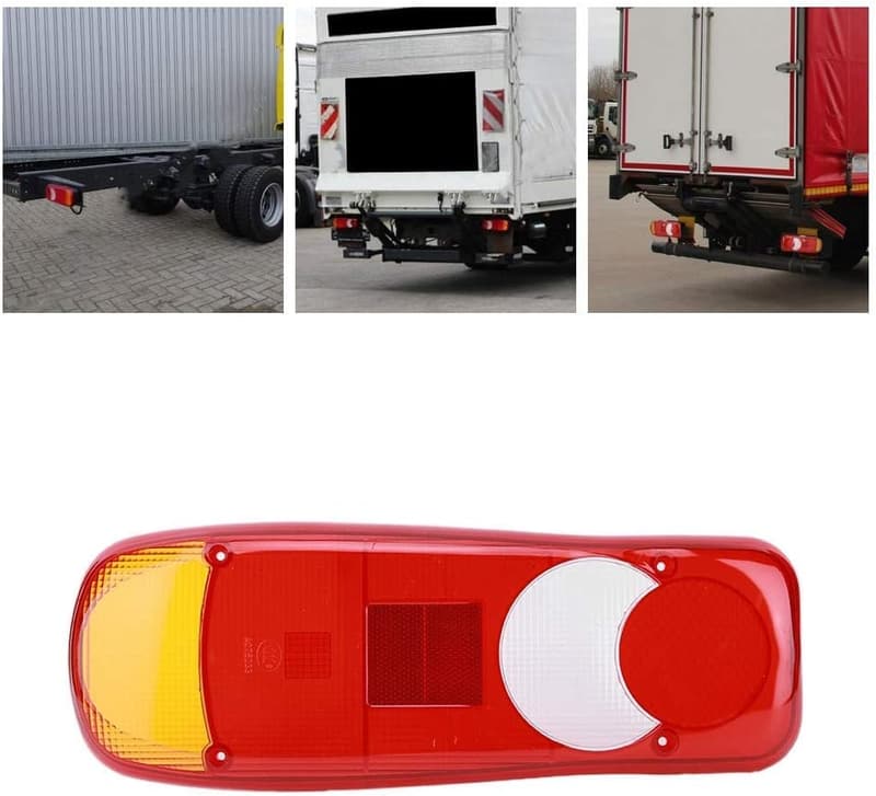 Universelle LED Rücklichtabdeckung für LKW und Anhänger, rot, stoßfest, wasserdicht