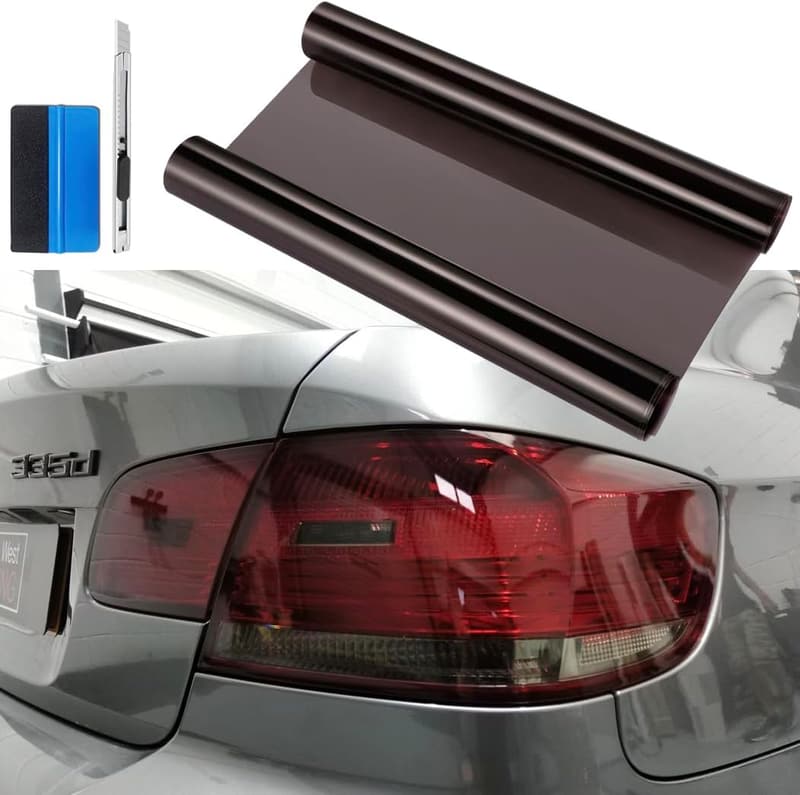 Selbstklebender Vinyl-Rauchfilm für Autoscheinwerfer und Rücklichter 40x152 cm