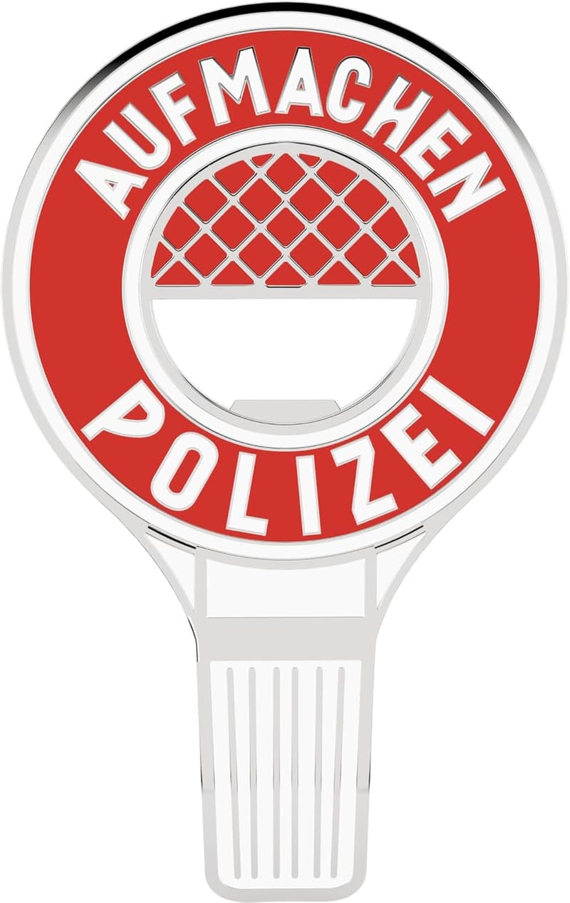Witziger Flaschenöffner Polizei-Design für Polizei-Fans und Geschenke