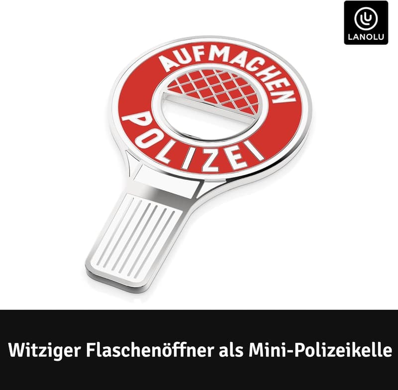 Witziger Flaschenöffner Polizei-Design für Polizei-Fans und Geschenke