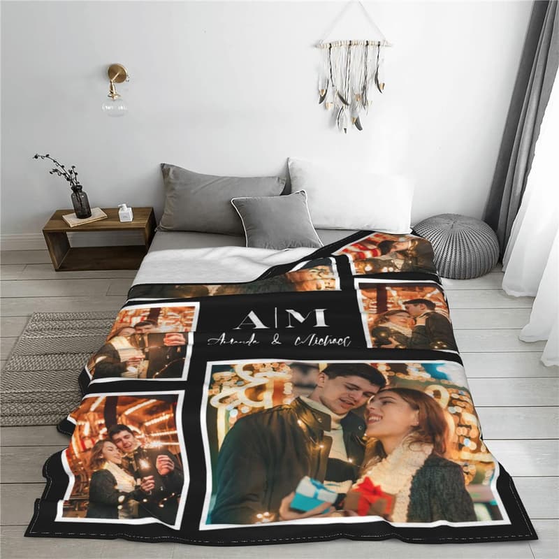 Personalisierte Decke für Paare - Foto-Wurfdecke 150x200cm