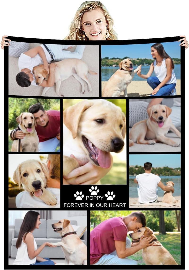 Personalisierte Foto-Decke 80x120 cm - Geschenk für Erwachsene & Kinder