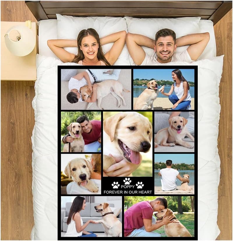 Personalisierte Foto-Decke 80x120 cm - Geschenk für Erwachsene & Kinder