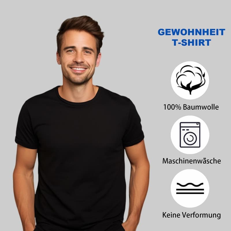 Personalisierte Unisex-T-Shirts für Männer und Frauen, selbst gestalten