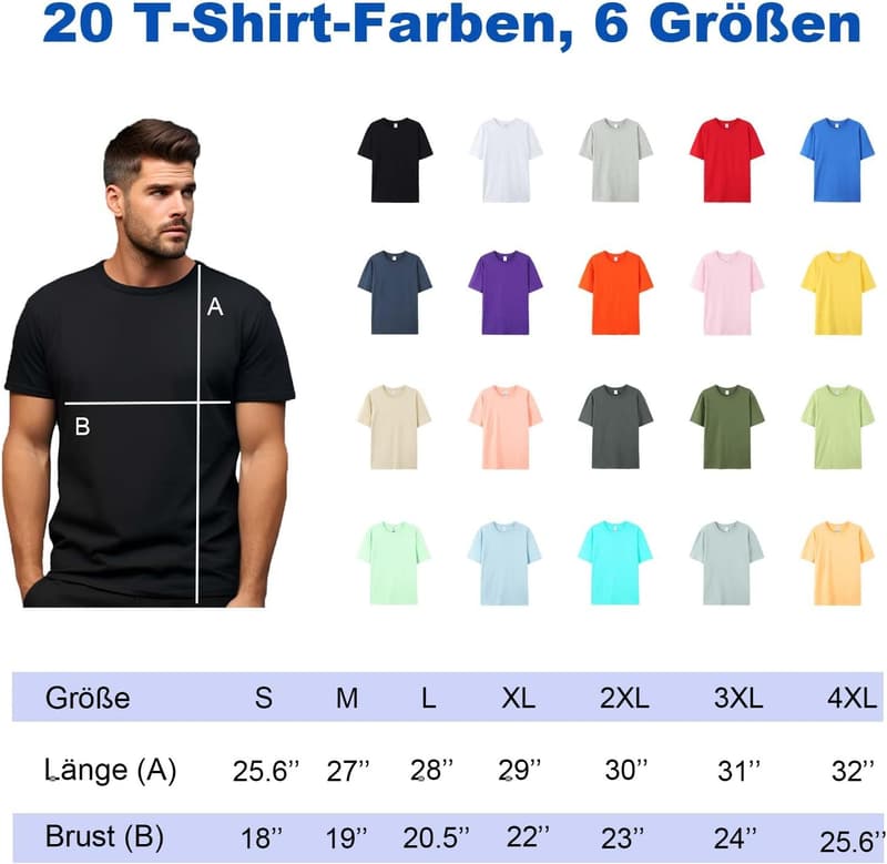 Personalisierte Unisex-T-Shirts für Männer und Frauen, selbst gestalten