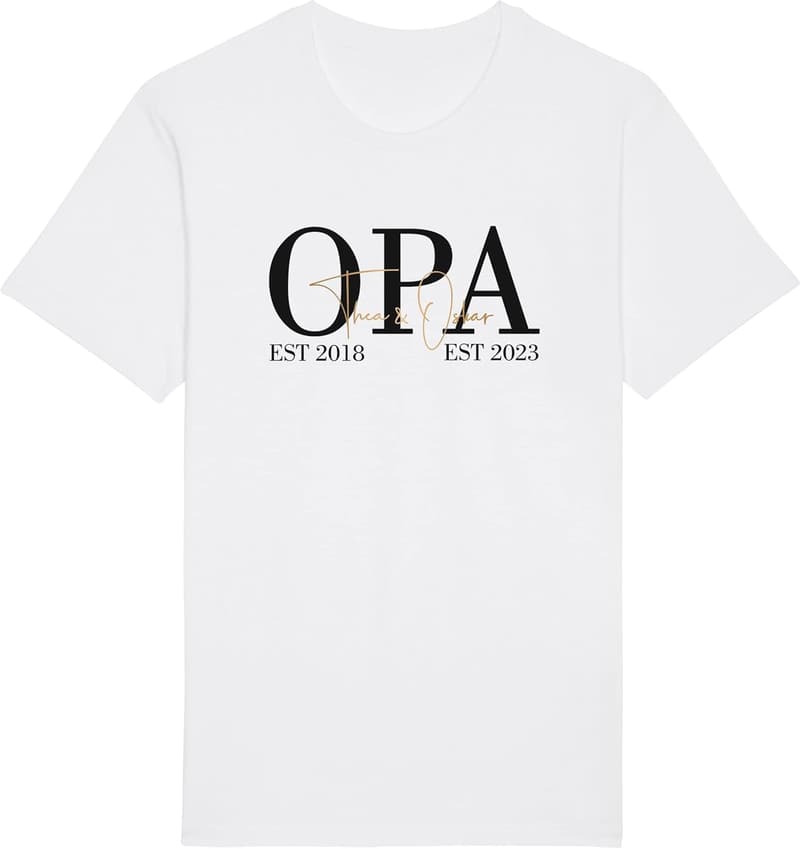 Personalisierte Bio-T-Shirts für Familien aus 100% Bio-Baumwolle