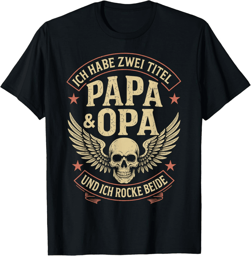 Lustiges T-Shirt für Opa zum Geburtstag mit Spruch