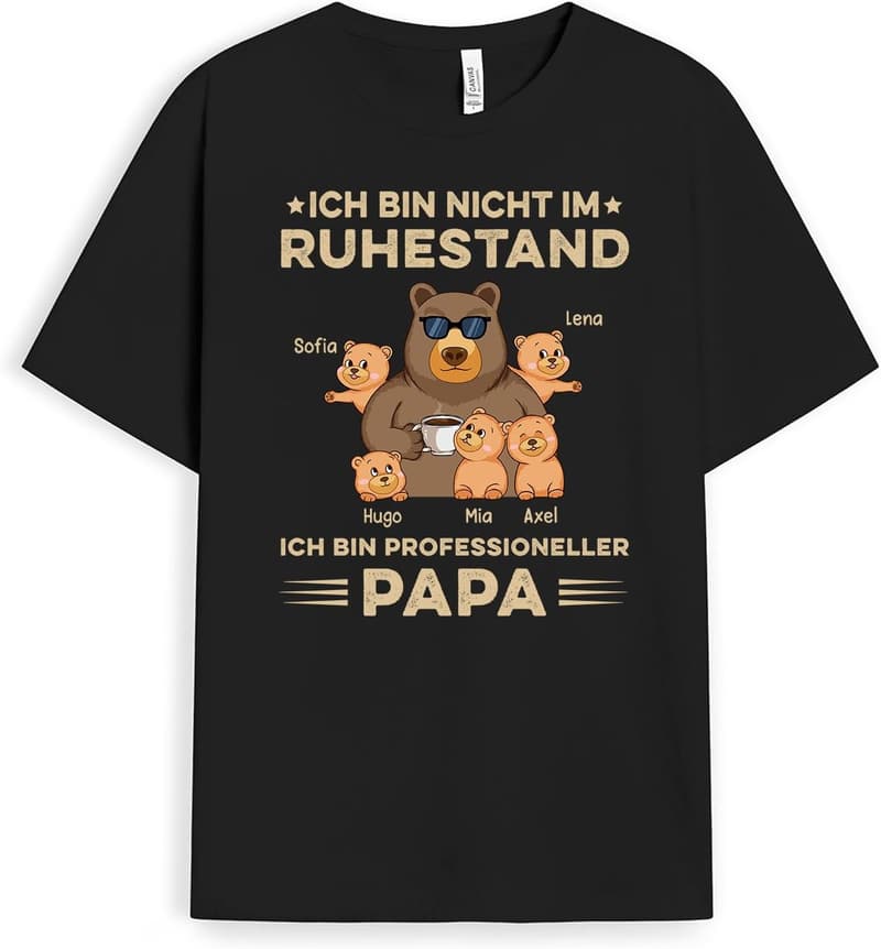 Personalisiertes T-Shirt für Opa – Geburtstag, Vatertag, Weihnachten