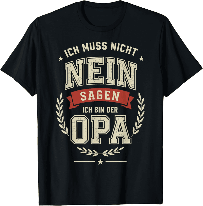Lustiges T-Shirt für Opa zum Geburtstag