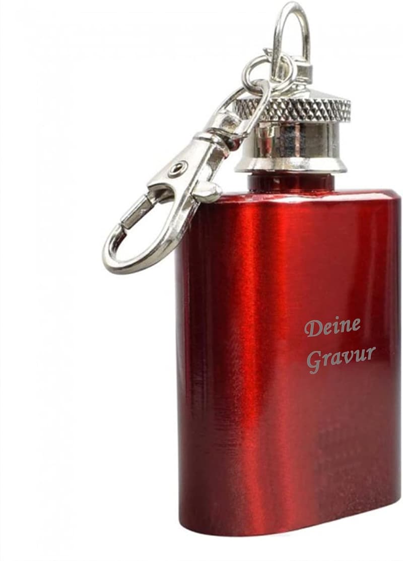 Personalisierbarer Mini Flachmann mit Gravur für besondere Anlässe