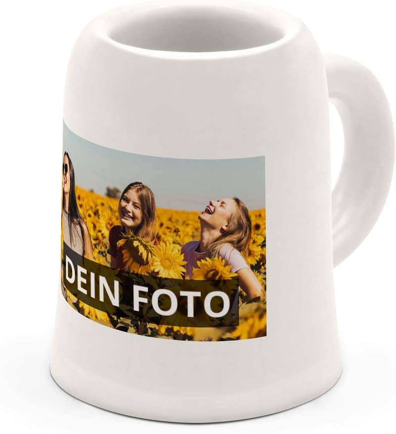 Personalisiertes Schnapsglas mit Foto - Individueller Mini Bierkrug