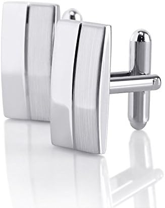 Personalisierte Edelstahl-Manschettenknöpfe zur Hochzeit mit Box