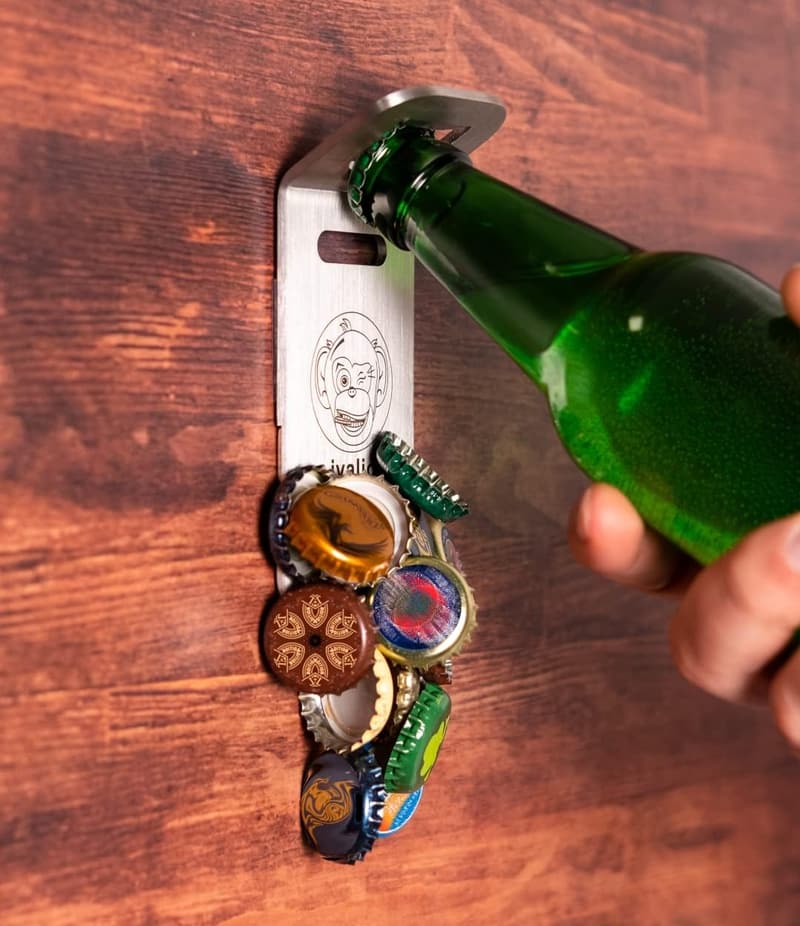 Magnetischer Flaschenöffner für Wand- und Kühlschrankbefestigung