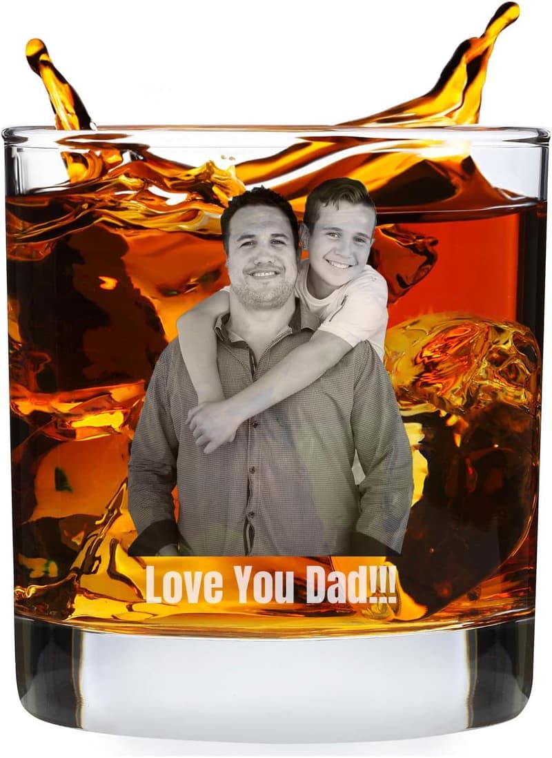Personalisierte Whiskeygläser mit Gravur - Geschenk für Whiskeyliebhaber