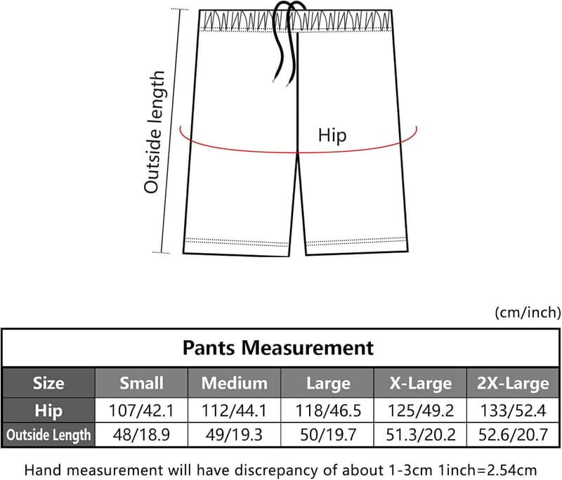 Benutzerdefinierte Herren Pyjamahose mit Taschen, Größe XL