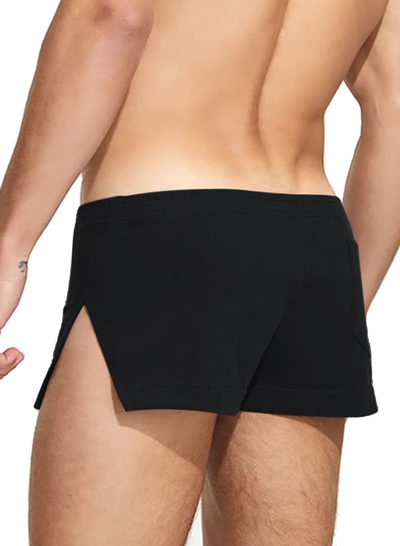 Bequeme Baumwoll Lounge Shorts für Herren zum Schlafen und Training