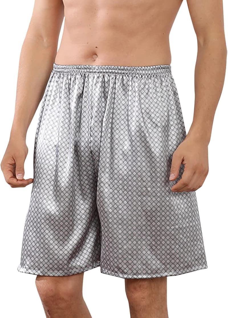 Leichte Herren Freizeitshorts mit elastischem Bund und verstellbarer Taille