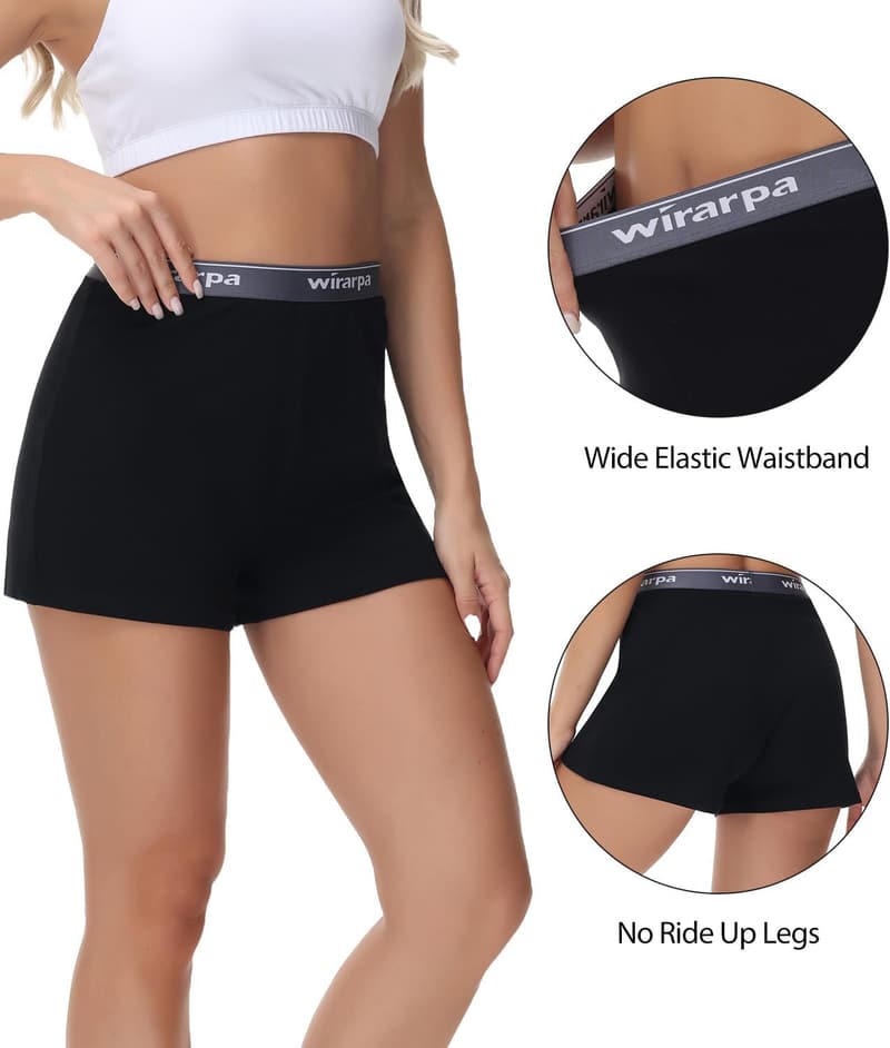 Bequeme Baumwoll-Schlafshorts für Damen im 3er-Pack