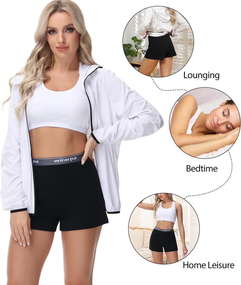 Bequeme Baumwoll-Schlafshorts für Damen im 3er-Pack