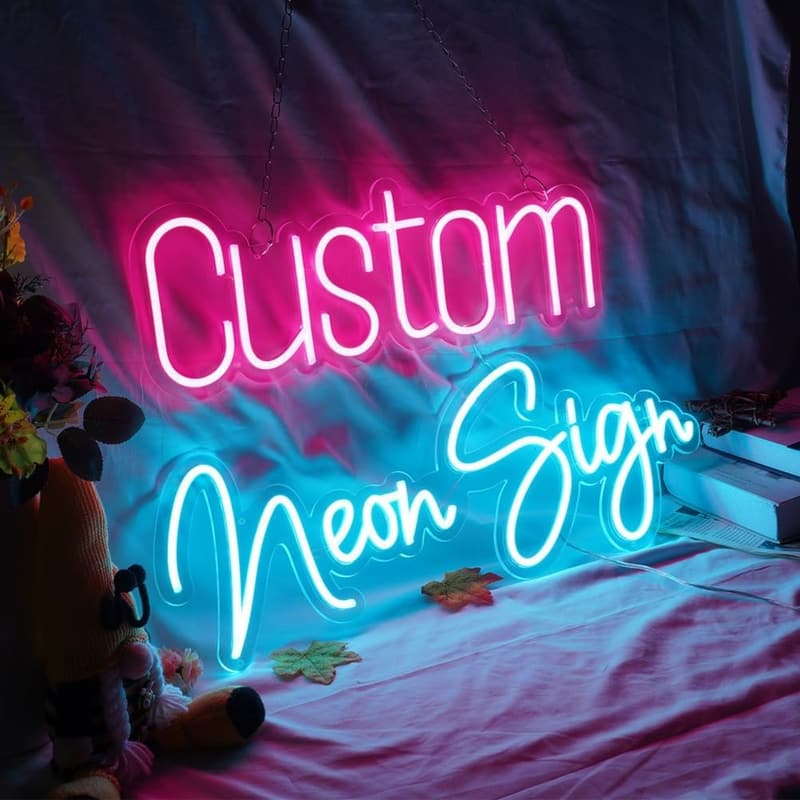Personalisierte LED-Neonlichter für Wanddekoration – Geschenk zur Hochzeit oder Geburtstag