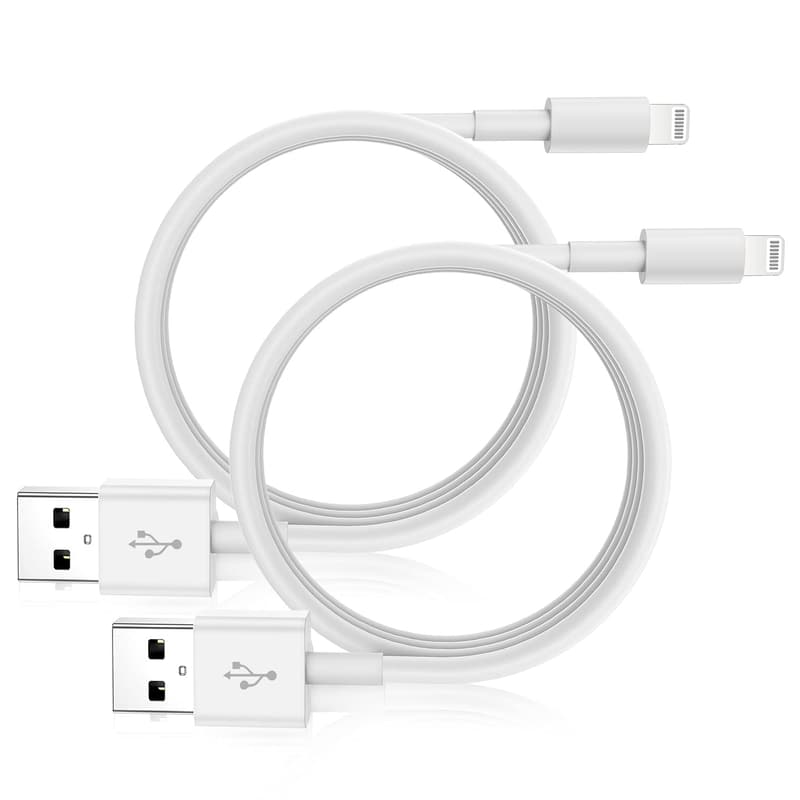 Apple MFi zertifiziertes Lightning-USB Ladegerät-Kabel 1m, 2er Pack