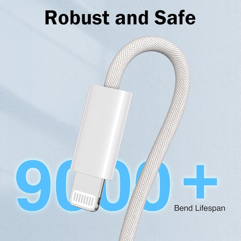 Original Apple Ladekabel 2er Set 1m, MFi-zertifiziert für iPhone 14-5 SE