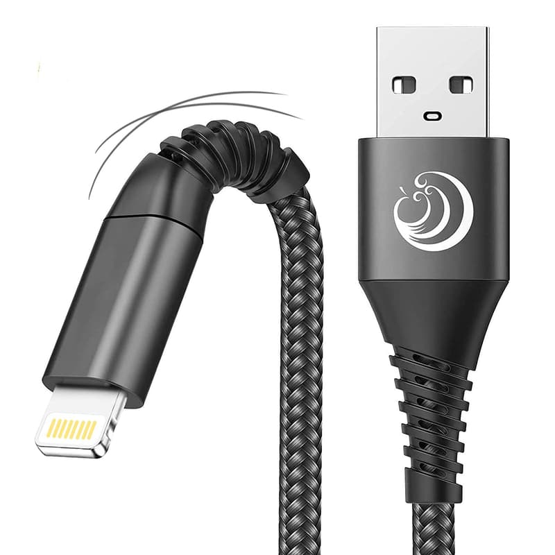 MFi-zertifiziertes iPhone Schnellladekabel 2er Set (2M+1M) nylon für iPhone 11-14