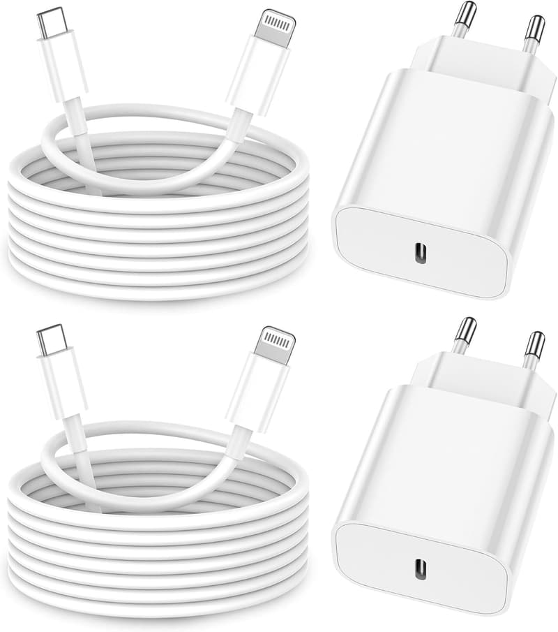 MFi-zertifiziertes 2er-Pack USB-C auf Lightning Ladekabel 2M für iPhone und iPad